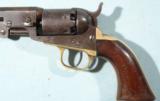 CIVIL WAR COLT MODEL 1849 PERCUSSIONPOCKET REVOLVER CA. 1863 W/ HOLSTER. - 5 of 9