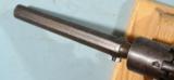 CIVIL WAR COLT MODEL 1849 PERCUSSIONPOCKET REVOLVER CA. 1863 W/ HOLSTER. - 6 of 9