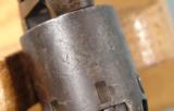 CIVIL WAR COLT MODEL 1849 PERCUSSIONPOCKET REVOLVER CA. 1863 W/ HOLSTER. - 7 of 9