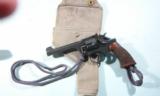 PRE WW2 BRITISH ENFIELD NO. 2 MARK 1 R.A.F. MARKED .38 CAL. REVOLVER DATED 1934 W/HOLSTER.- 1 of 9