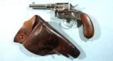 IMPERIAL GERMAN ERFURT MODEL 1883 REICHS REVOLVER DATED 1893 WITH HOLSTER.
- 1 of 8