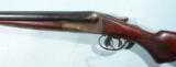 A. H. FOX GUN CO. .12 GAUGE STERLINGWORTH DOUBLE SHOTGUN. - 5 of 8