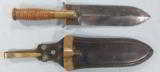 SPRINGFIELD U. S. MODEL 1880 HUNTING KNIFE AND SCABBARD.
- 1 of 4