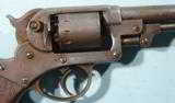 CIVIL WAR STARR ARMS CO., NEW YORK U.S. ARMY .44 CAL. D.A. PERCUSSION REVOLVER. - 4 of 8