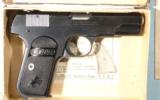 COLT MODEL 1908 HAMMERLESS .380 ACP CAL. PISTOL CIRCA 1922 IN ORIGINAL BOX. - 3 of 7