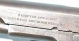 EARLY COLT U.S. ARMY MODEL 1911 SEMI-AUTO .45 ACP CAL. PISTOL CIRCA 1913. - 10 of 10