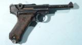 WW2 MAUSER BANNER POLICE LUGER 1939 DATE 9MM PISTOL. - 2 of 10