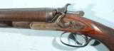 EXCEPTIONAL J.P. CLABROUGH & BROTHERS, LONDON TREBLE WEDGE FAST HAMMER 12 GA. 30” DOUBLE PIGEON GUN CIRCA 1887. - 3 of 11
