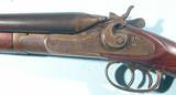 CRESCENT FIRE ARMS CO., NORWICH, CONN. 20 GAUGE YOUTH’S DOUBLE HAMMER SHOTGUN CIRCA 1890. - 2 of 7