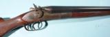 CRESCENT FIRE ARMS CO., NORWICH, CONN. 20 GAUGE YOUTH’S DOUBLE HAMMER SHOTGUN CIRCA 1890. - 3 of 7