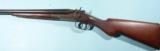 CRESCENT FIRE ARMS CO., NORWICH, CONN. 20 GAUGE YOUTH’S DOUBLE HAMMER SHOTGUN CIRCA 1890. - 5 of 7