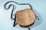 KENTUCKY LONGRIFLE DEER HIDE HUNTING BAG CIRCA 1860’S-70’s.- 1 of 4