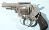 MINT FOREHAND & WADSWORTH 3RD ISSUE .32S&W BRITISH BULL-DOG OR BULLDOG D.A. NICKEL REVOLVER. - 1 of 6