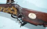 FINE GERMAN 17TH CENTURY WHEELOCK SPORTING RIFLE WITH RUNNING STAG TOUCHMARK.
- 10 of 11