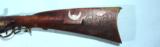 WESTERN PENNSYLVANIA INCISE CARVED PERCUSSION CONVERSION LONGRIFLE W/PROVENANCE CIRCA 1820. - 2 of 10
