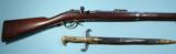 GERMAN MAUSER MODEL 1871 BOLT ACTION INFANTRY RIFLE W/BAYONET & SCABBARD.
- 1 of 9