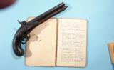 S. NORTH U.S.N. MODEL 1826 CONVERSION PISTOL W/FT. SMITH, ARKANSAS HISTORY. - 1 of 7