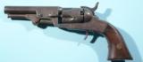 BACON MFG. CO. PERCUSSION 2ND MODEL .31 CAL. POCKET REVOLVER CIRCA 1861. - 2 of 4