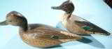 SUPERB PAIR OF WARD BROTHERS, CRISFIELD, MARYLAND PINTAIL DUCK DECOYS CA. 1930. - 3 of 9