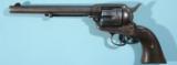 COLT SINGLE ACTION .32-20 W.C.F. CAL. REVOLVER WITH 7 ½” BARREL CIRCA 1907.- 1 of 10