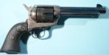 FINE COLT SINGLE ACTION .45 LONG COLT CALIBER 5 ½” REVOLVER CIRCA 1926 WITH ST. JOSEPH, MISSOURI LETTER. - 2 of 10