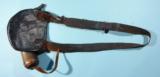 FINE PENNSYLVANIA LONGRIFLE HUNTING BAG, HORN AND HUNTING KNIFE CIRCA EARLY 1800’S. - 3 of 8