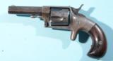 SCARCE HOPKINS & ALLEN XL NO. 4 N.Y. .38RF CAL. POCKET REVOLVER CIRCA 1870’S. - 2 of 7