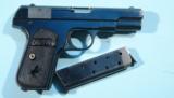 SUPERIOR COLT MODEL 1903 HAMMERLESS .32 ACP PISTOL CIRCA 1923.- 2 of 8