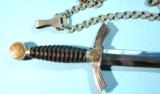 EARLY HORSTER FIRST MODEL LUFTWAFFE DAGGER AND SCABBARD CIRCA 1934-5. - 2 of 7