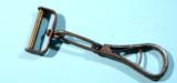 ORIGINAL CSA CONFEDERATE CIVIL WAR CAVALRY CARBINE SLING SWIVEL SNAP HOOK BY COULSON. - 2 of 3