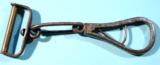 ORIGINAL CSA CONFEDERATE CIVIL WAR CAVALRY CARBINE SLING SWIVEL SNAP HOOK BY COULSON. - 1 of 3