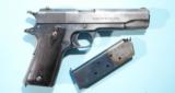WW1 REMINGTON-UMC U.S. MODEL 1911 .45 ACP PISTOL CIRCA 1918.- 1 of 8