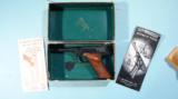 COLT WOODSMAN 4 ½” SPORT MODEL .22 AUTOMATIC PISTOL IN ORIG. BOX WITH PAPERS.
- 1 of 6