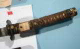 WW2 PACIFIC CAMPAIGN IWO JIMA CAPTURED JAPANESE TACHI SWORD WITH SCABBARD.
- 8 of 9