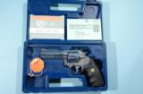 COLT KING COBRA 4” STAINLESS .357 MAG. REVOLVER IN ORIG. CASE CA. 1990’S.- 1 of 5
