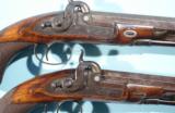 RARE PAIR OF JOHN MANTON & SON PERCUSSION OFFICER’S DUELLING PISTOLS SERIAL NUMBER 10904, CIRCA 1840. - 4 of 13