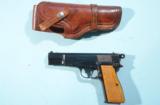 FN BROWNING HIGH POWER T SERIES SEMI-AUTO 9MM PISTOL W/BROWNING HOLSTER CARRIED BY RECON PILOT IN VIETNAM.
- 1 of 7