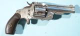 SMITH & WESSON 1ST MODEL BABY RUSSIAN .38 CF CAL. REVOLVER CIRCA 1876. - 1 of 6