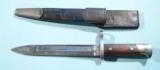 RARE REMINGTON ARMS CO. KNIFE BAYONET & SCABBARD FOR THE 6MM U.S.N. LEE STRAIGHT PULL RIFLE CA. 1890’S.
- 1 of 4