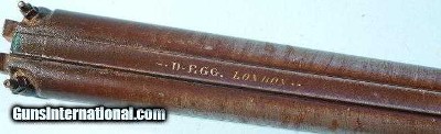 SET OF DURS EGG, LONDON 11 BORE DOUBLE PERCUSSION SHOTGUN 31” DAMASCUS BARRELS CIRCA 1830’S.