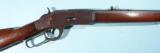 WINCHESTER MODEL 1873 OCTAGON .44-40 WCF CAL RIFLE CIRCA 1889 WITH FACTORY LETTER. - 1 of 9