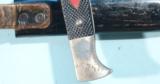 PRE WW2 RZM HITLER YOUTH DAGGER DATED 33 AND SCABBARD.
- 3 of 5