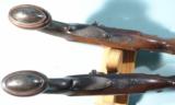EARLY PAIR OF LIEGE PERCUSSION DUELLING PISTOLS CIRCA 1830’S.- 8 of 10