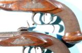 EARLY PAIR OF LIEGE PERCUSSION DUELLING PISTOLS CIRCA 1830’S.- 4 of 10