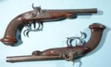 EARLY PAIR OF LIEGE PERCUSSION DUELLING PISTOLS CIRCA 1830’S.- 1 of 10