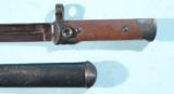 ITALIAN MODEL 1938 FOLDING KNIFE BAYONET AND SCABBARD FOR THE MANNLICHER CARCANO. - 5 of 5