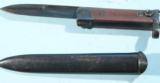 ITALIAN MODEL 1938 FOLDING KNIFE BAYONET AND SCABBARD FOR THE MANNLICHER CARCANO. - 2 of 5