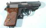 WW2 GERMAN WALTHER 1ST TYPE HIGH GLOSS 7.65MM ARMY PPK PISTOL WITH WAFFENAMPT/356 STAMPS CIRCA 1940.
- 2 of 7