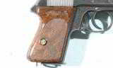 WW2 GERMAN WALTHER 1ST TYPE HIGH GLOSS 7.65MM ARMY PPK PISTOL WITH WAFFENAMPT/356 STAMPS CIRCA 1940.
- 7 of 7