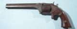 EARLY CIVIL WAR SMITH & WESSON #2 OLD MODEL .32 RF CAL. ARMY REVOLVER.
- 1 of 5